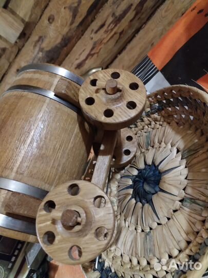Дубовая винтажная бочка СССР