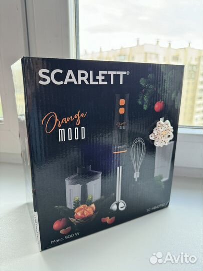 Новый блендер scarlett orange mood