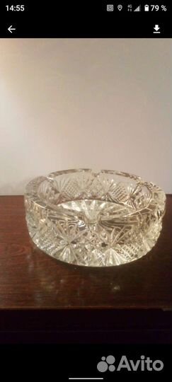 Пепельница, хрусталь,ссср