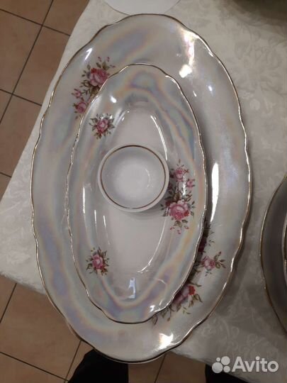 Столовый сервиз бу фарфоровый