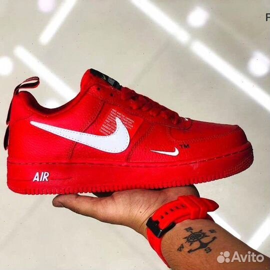 Nike air force 1 low красные