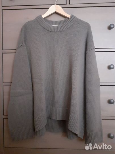 Кашемировый свитер оверсайз H&M Premium