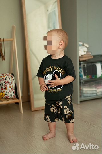 Костюм детский футболка шорты Zara новый 98-110