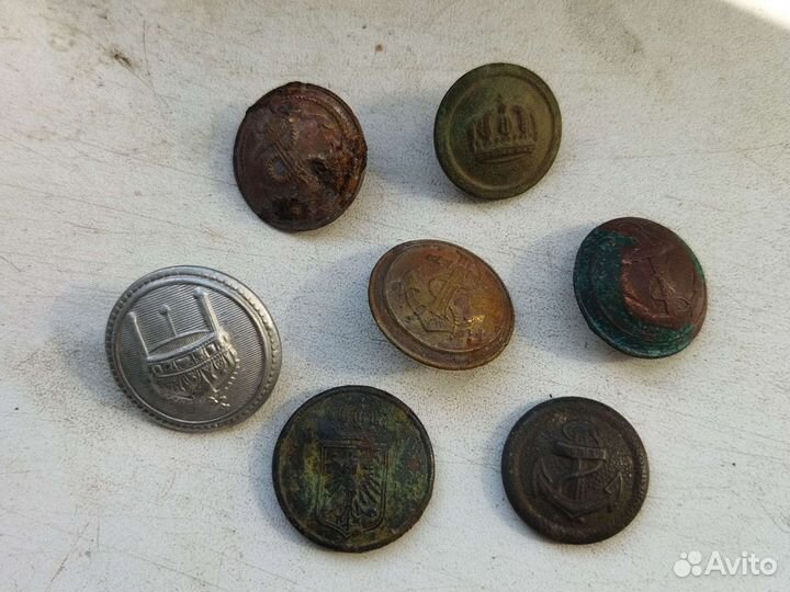 Старинные пуговицы. Более 100шт