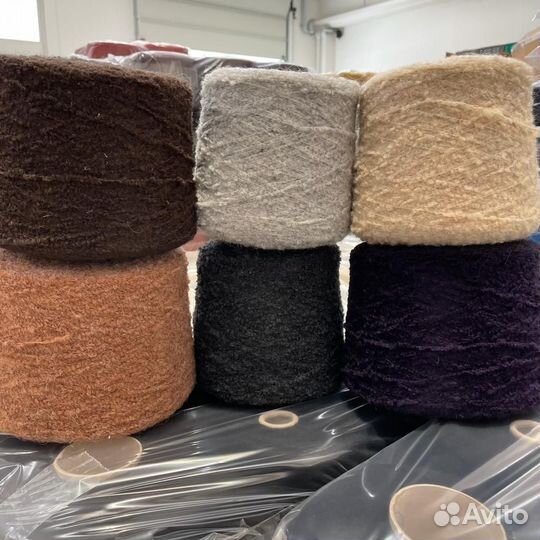 Пряжа букле меринос