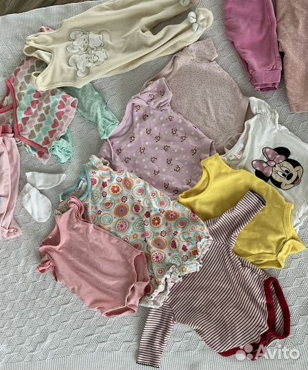Пакет вещей для новорожденной девочки