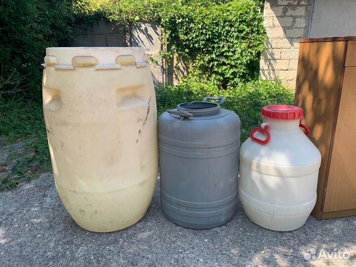 Бочки пластиковые для пидевых продуктов