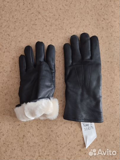 Мужские кожаные перчатки