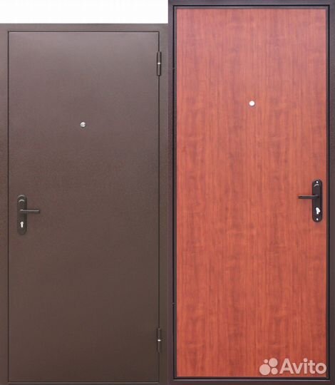 Дверь входная 4,5 см Прораб антик медь рустик. дуб