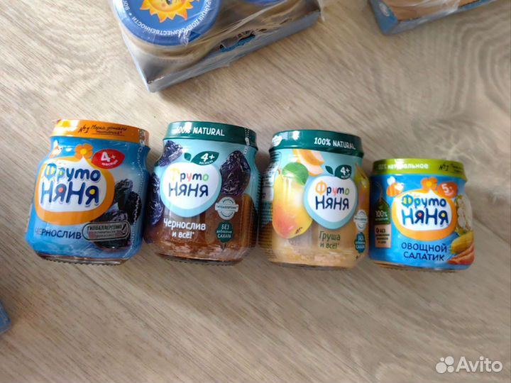 Новые детские пюре сладкие, овощные и говядина