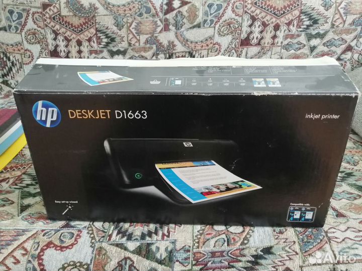 HP Deskjet D1660 Цветной струйный принтер