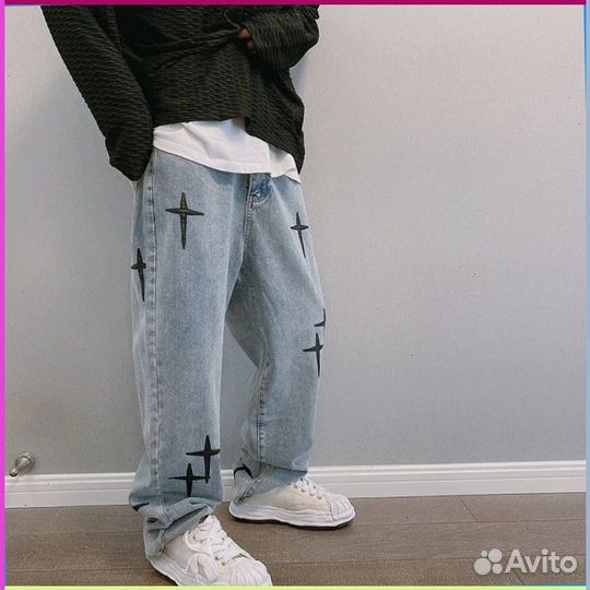 Штаны карго Y2K с крестами (96331 Artikle: )