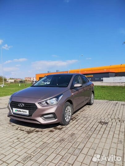 Hyundai Solaris 1.6 МТ, 2018, 81 000 км