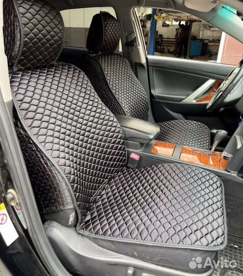 Авточехлы холодок,велюр лён