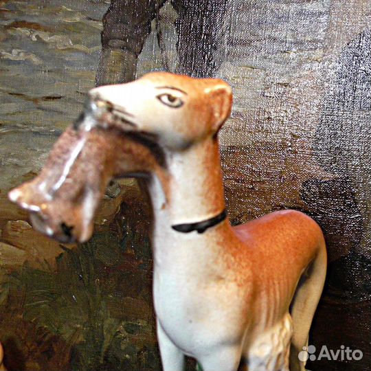 Борзая.19 век.Англия.Собака.Staffordshire