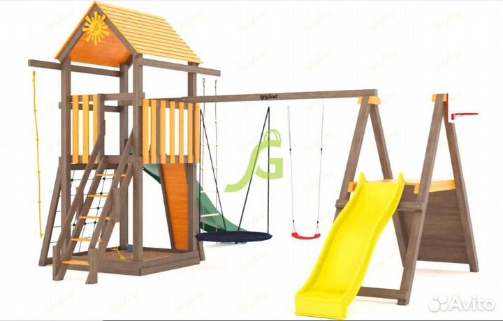 Детская площадка Панда Фани Gride мод.1