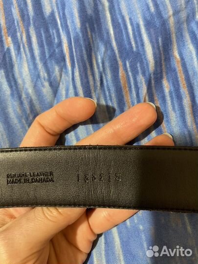 Мужской кожаный ремень