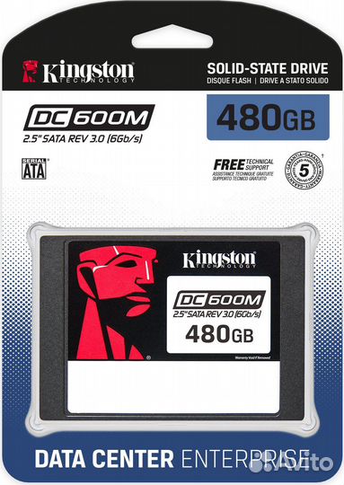 SSD, Kingston, DC600M sedc600M/480G, SATA, 2,5