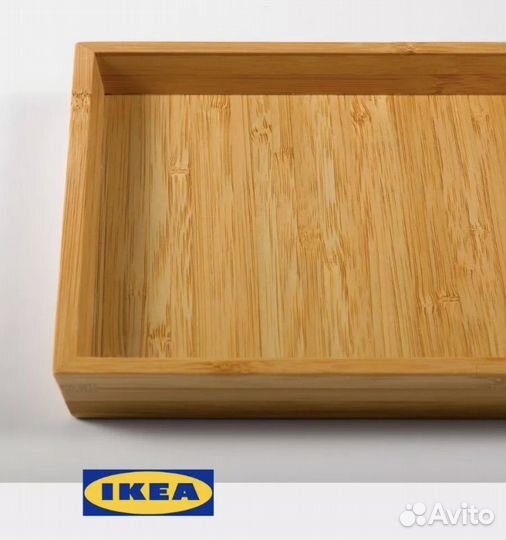Поднос IKEA остбит бамбук 15*15
