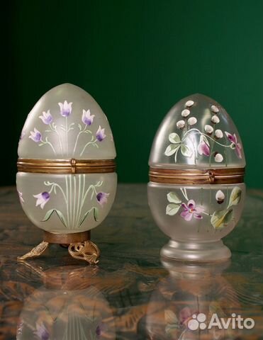 Стеклянная шкатулка в виде Яйца. Европа 2 шт купить в Костроме | Хобби ...
