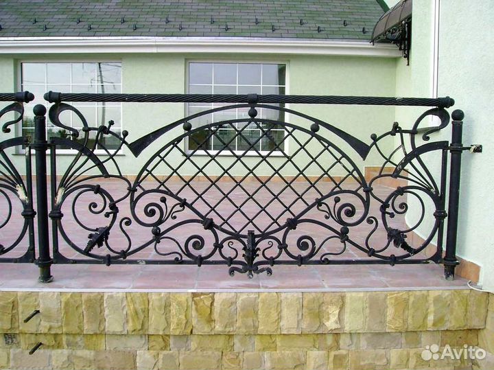 H2Кованные заборы \ Калитки на заказ 3 метра/h2 p&