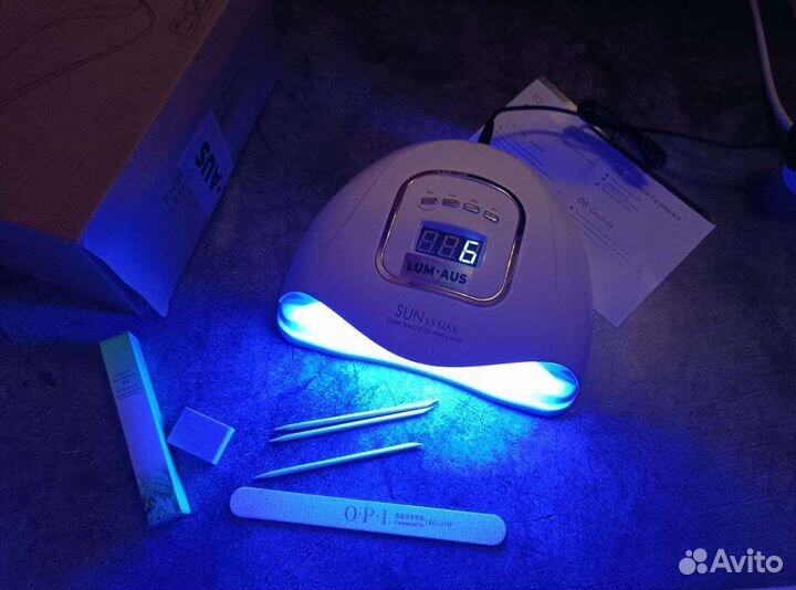 Новый Аппарат для маникюра лампа для сушки ногтей