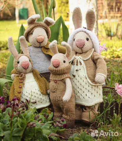 Мастер-класс Зайчик вязаный крючком и одежда к нем