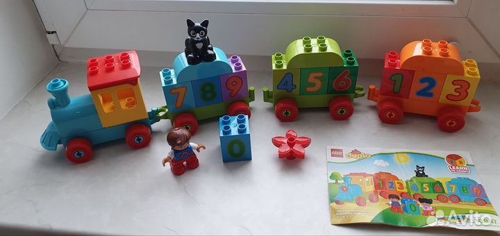 Lego duplo 10847 Поезд 10863 парад животных