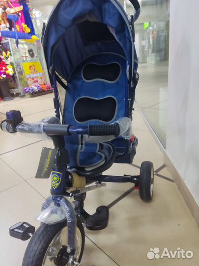 Трехколесный велосипед с родительской ручкой