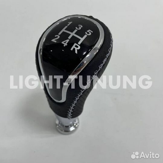 Ручка кпп Веста в коже