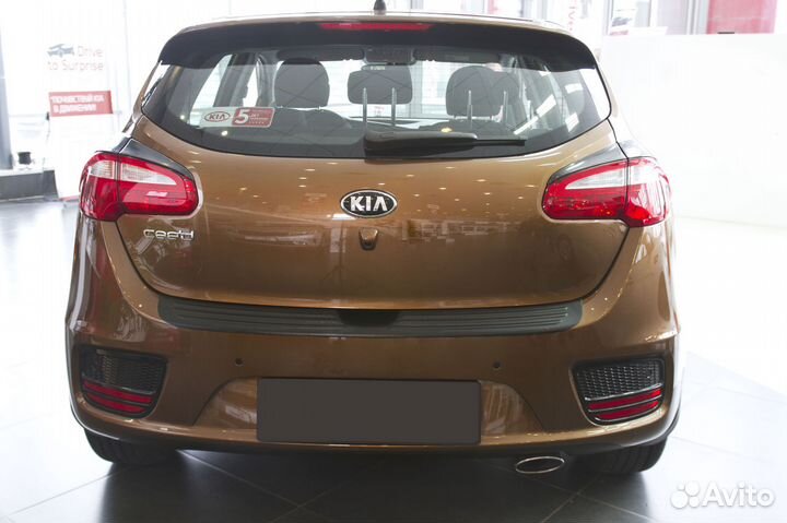 Накладка на бампер Kia Ceed 2 (12-18) RA