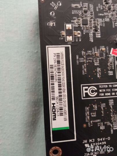 Видеокарта sapphire pulse rx 550 4G gddr5