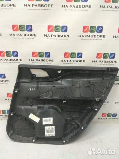 Обшивка двери задняя левая Citroen C4 B7