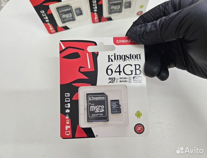 Карта памяти Micro SD 64 gb