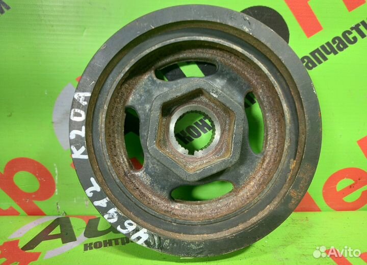 Шкив коленвала honda stepwgn RG1 K20A 4 луча