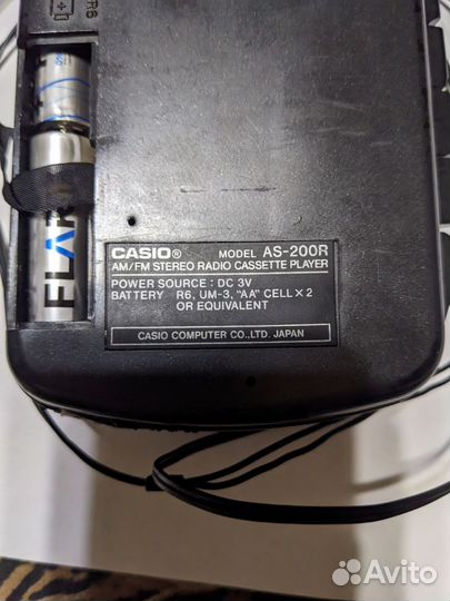 Кассетный плеер casio