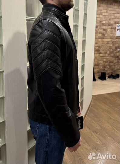 Кожаная куртка мужская