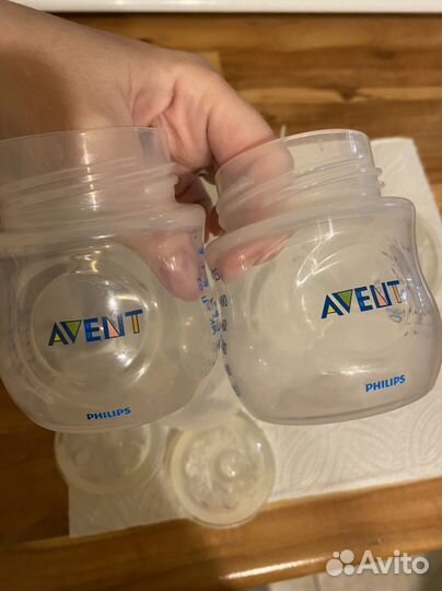Бутылочки avent молокоотсос