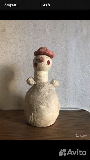 Снеговик вата СССР