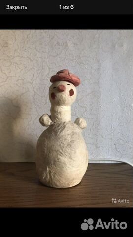 Снеговик вата СССР