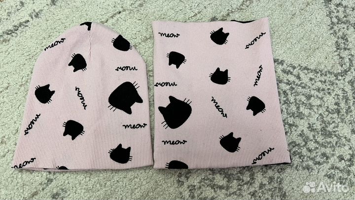 Шапка и снуд на девочку 2-3 года