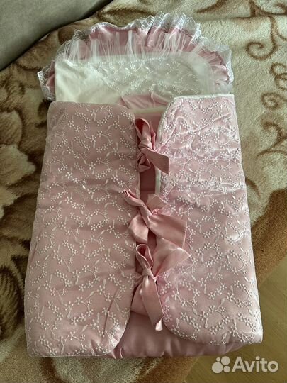 Конверт на выписку для девочки весна