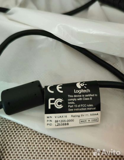 Веб-камера logitech quickcam pro 5000 и наушники