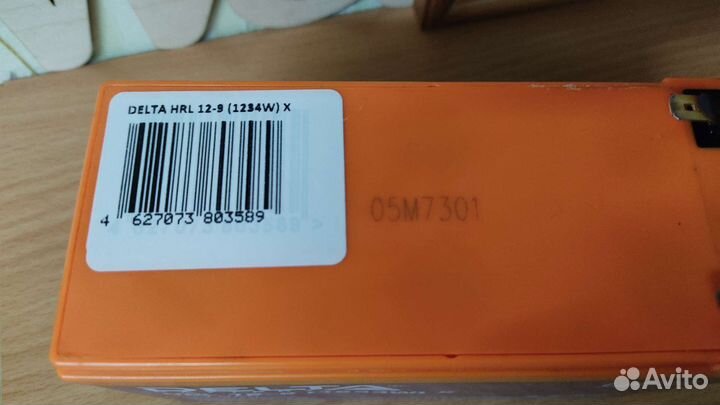 Аккумулятор Delta для ибп и т. п. 12в 9А свежий