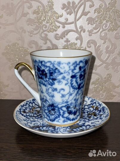 Лфз редкие чайные пары большие блюдо и бокал