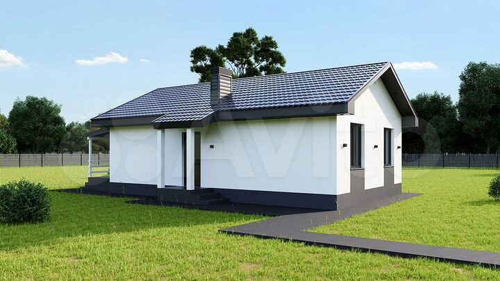 Дом 72 м² на участке 6,7 сот.