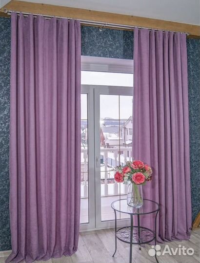 Шторы канвас готовый комплект