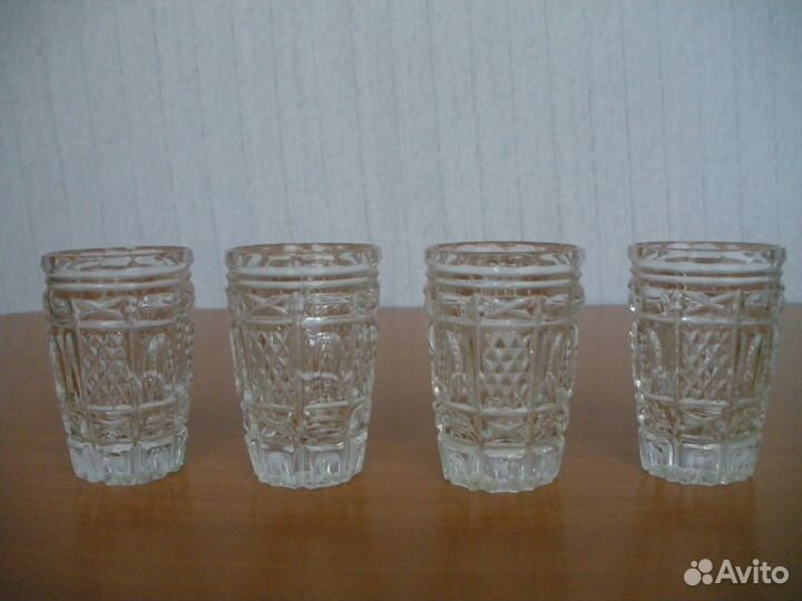 Стопки хрустальные 4 / 80 мл
