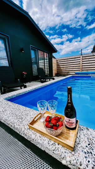 Аренда дома, котеджа с бассейном и баней