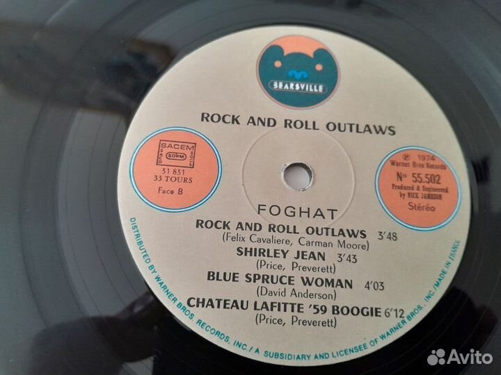 Foghat/Rock And Roll Outlaws/1974